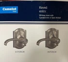 Schlage F51A 619 Cam Whitney Lever Entry Door Lock With 2 Keys. New. Price: $36.00.