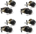 Keyed Alike Exterior Knob, Round Outdoor Lock With One Sided Deadbolt, Stai New. Price: $104.99.