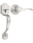 Single Cylinder Exterior Handleset, Keyless Front Door With Lever Insi... New. Price: $42.83.