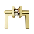 Miseno MLK1022SB Lorton Single Cylinder Entry Door Lever Set - Satin Brass Open. Price: $31.90.