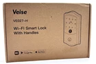 Veise VE027-H Wi-fi Smart Lock With Handles Stainless Steel Open. Price: $45.00.