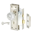 Newliplace 3 Pack Mortise Lock Set For Interior Door Antique Crystal Glass. Price: $147.36.