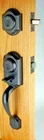 Kwikset Montara Handleset With Juno Knob Venetian Bronze 553MNHXJ11P #6H4 Open. Price: $71.99.