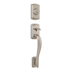 Kwikset Avalon Hs Lip Exterior Single Cylinder Handleset Trim Satin Nickel - New. Price: $87.95.