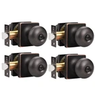 Gobekor 4 Pack Oil Rubbed Bronze Privacy Door Knobs Bedroom Interior Square New. Price: $71.94.