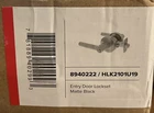 Miseno MLK1012 Elkton Keyed Entry Door Handle Round Rod Single Cylinder Black Open. Price: $24.00.