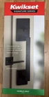 Kwikset San Clemente Front Door Handle Halifax Lever Matte Black 98150-011 New. Price: $65.00.