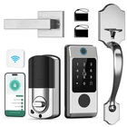 Wi-fi Smart Deadbolt Lock With Handle Sets Miuedo Keyless Entry Door Front Open. Price: $96.13.