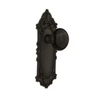 Victorian Long Plate Black Porcelain Knob Oil-rubbed Bronze Nostalgic Warehouse New. Price: $107.96.