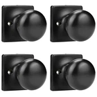 Gobekor Single Dummy Door Knobs Matte Black Half Knob,. Price: $28.88.