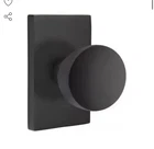 Emtek Laurent Dummy Knob Set, Modern Rect Rosette Flat Black 5052LAUUS19 Per Open. Price: $55.00.