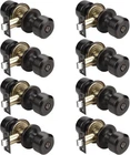 Oil Rubbed Bronze Privacy Door Knobs, Keyless Lock, 8 Pack For Home Use New. Price: $100.99.