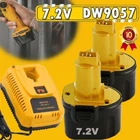 2PACKS For Dewalt DW9057 7.2 Volt Ni-mh Battery Cordless DE9057 DE9085 /charger New. Price: $29.00.