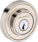 Baldwin Sc.rrd Recessed Round Solid Brass Single Cylinder Keyed - Nickel New. Price: $98.70.