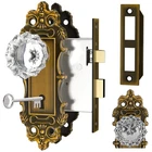 Ceymio Gold Door Knobs Interior Mortise Lock 1 Set, Antique Brass New. Price: $69.49.