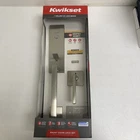 Kwikset 818VNHXHFLSQT-15SMTCP Keyed Entry Handleset Satin Nickel Open. Price: $89.99.