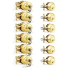 Brotima 6 Pack Keyed Alike Front Door Knob And Deadbolt Set, Entry Locks... New. Price: $159.27.