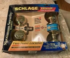 Schlage Ultima Maximum Security Deadbolt + Keyed Entry Grade 2 Two Point Locking New. Price: $35.00.