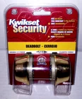 Kwikset Security Deadbolt - Pick Resistant 5 Pin System Double Cylinder New. Price: $11.99.