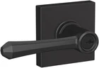Schlage F51A 622 Latitude Lever Century Rose Keyed Entry - Matte Black New. Price: $42.77.