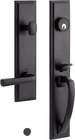 Signature Hardware 479123 Aurick Left Handed Solid Brass Keyed Entry Door Lever Open. Price: $164.50.