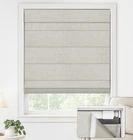 Lazblinds No Tools Drill Cordless Roman Shades For Windows, Blackout Therm Open. Price: $20.00.