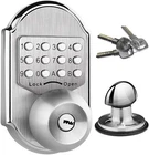 Keyless Door Lock Deadbolt Entry Knob Keypad Digital Combination Higher ... New. Price: $72.63.