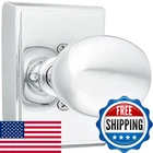 Emtek Providence Door Set Round Brass Knobs Privacy In Polished Chrome. New. Price: $232.67.