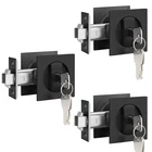 Ehomeware 3 Pack Matte Black Pocket Door Handles Hardware Lock New. Price: $131.60.