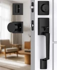 Front Door Handle Deadbolt Set, Matte Black Lock With Mode... New. Price: $74.72.