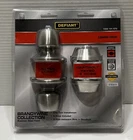 Defiant Brandywine Keyed Entry Knob With Deadbolt Stainless Steel 831-255 New. Price: $19.99.