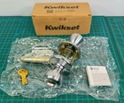 Kwikset 400T Entry Door Knob Locking Silver Satin Chrome Smartkey 94002-870 Open. Price: $24.98.