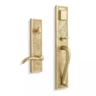 Signature Hardware Traeger Entrance Set, Right Hand, Satin Brass, No Backset Open. Price: $180.45.