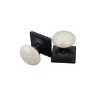 Ncl White Door Knobs, Interior, Porcelain Square Levers, Matte... New. Price: $53.00.