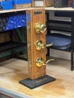 Kwikset Brass Door Handle & Lock Display (113) Used. Price: $65.00.