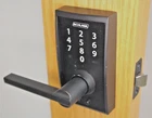 Schlage Keyless Touchscreen Latitude Lever Century Trm Black FE695CEN622LAT #99K Open. Price: $66.99.