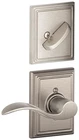 Schlage F59-ACC-ADD-RH Accent Right Handed Single Cylinder Nickel New. Price: $118.72.