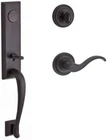 Baldwin Columbus Left Handed Dummy Handleset Door Interior Exterior Venetian Bz Open. Price: $58.00.
