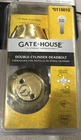 Gatehouse Double Cylinder Deadbolt With Keys 0118010 Brand New Factory Sealed. Price: $22.95.
