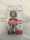 New Atlas Tulip Style Exterior Entry Door Knob - Antique Brass Includes 2 Keys. Price: $26.90.