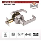 Universal Hardware 3-HOUR Fire Ada Entry Lever, Ul, Ansi Grade 2, Satin Chrome New. Price: $21.95.