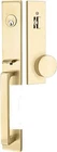 Emtek 4818ROUUS4 Contemporary Tubular Entry Set Single Cylinder Satin Brass Open. Price: $235.00.