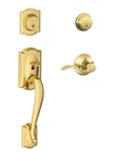 Schlage Double Cylinder Door Handleset Right Handed F62 Cam 505 Acc 605 Brass Open. Price: $55.00.