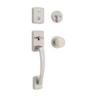 Kwikset Brentford Satin Nickel Handleset W/sora Knob Smartkey New. Price: $124.95.