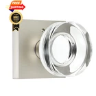 Coolnews Crystal Door Knobs Brushed Nickel Privacy, Satin. Price: $60.99.