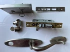 Baldwin Hardware Mortise Lock Lh 6321 Plus Extra Door Pieces Used. Price: $100.00.