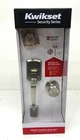 Kwikset Henley Single Cylinder Door Handleset W/round Maven Knob Satin Nickel Open. Price: $74.24.