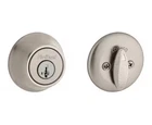 Kwikset 660 Satin Nickel Single Cylinder Deadbolt Featuring Lot Of 2 Open. Price: $22.00.