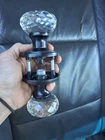 Knobwell Crystal Glass Door Knobs Lock Set Black Privacy/passage Interior Use Open. Price: $52.50.