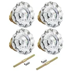 Newliplace 2 Mortise Lock Glass Door Knobs Pack, Antique Brass. Price: $42.99.
